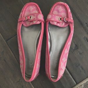 Beautiful Coach Pink Loafers